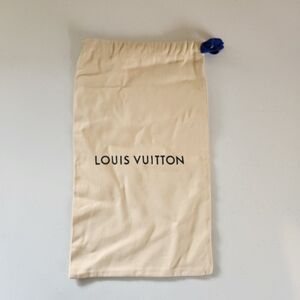 Louis Vuitton Dust Bag Travel Shoes Belt Accessories Jewelry 8.75" x 15" Storage
